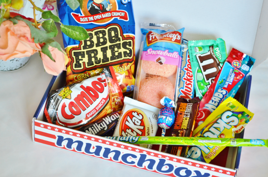 sikkerhedsstillelse Kamp bænk Munchbox – amerikanske snacks på abonnement - HVERDAGSBLUSH